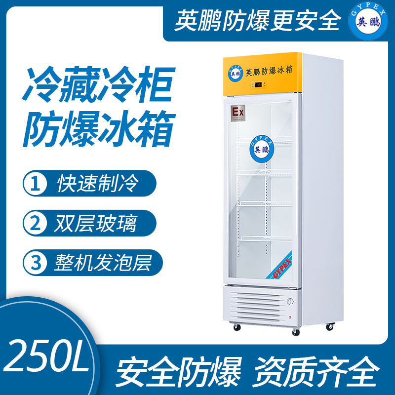 英鹏防爆空调厂家 立式冷藏柜250L