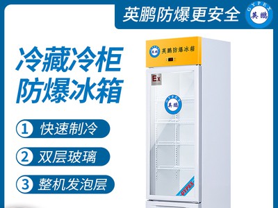 安徽防爆制冷冰箱 单门立式冷藏柜370L