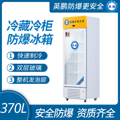安徽防爆制冷冰箱 单门立式冷藏柜370L